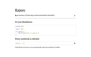 Kajero.js: Content editable markdown