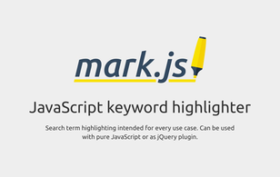 Mark.js: Keyword highlighter