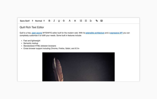 Quill.js: WYSIWYG text editor
